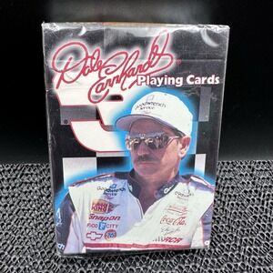 Vintage Dale Earnhardt The Intimidator Bicycle Playing Cards Sealed NASCAR 54 Ca